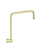 ROUND SWIVEL SHOWER ARM BRUSHED GOLD