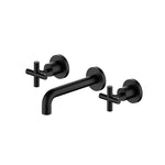Load image into Gallery viewer, X PLUS WALL BASIN SET 215MM MATTE BLACK
