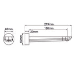 Load image into Gallery viewer, RUSHY Series Chrome Bathtub/Basin Wall Spout
