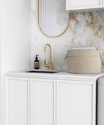 Load image into Gallery viewer, Laundry Kit 1715A Hampshire White with Natural Carrara Marble Top

