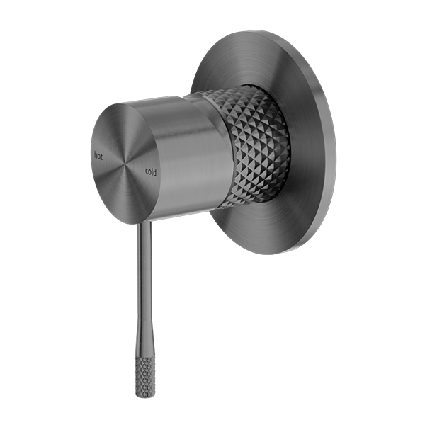 OPAL SHOWER MIXER 80MM PLATE GRAPHITE