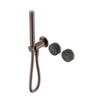 Load image into Gallery viewer, Serenity Progressive Shower System With Verde Alpi Handle And Slim Shower Brushed Bronze
