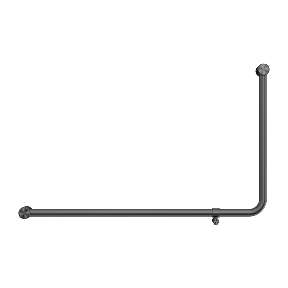 MECCA CARE 32MM DDA 90 DEGREE BENT TUBE GRAB RAIL 600X1000MM GUN METAL