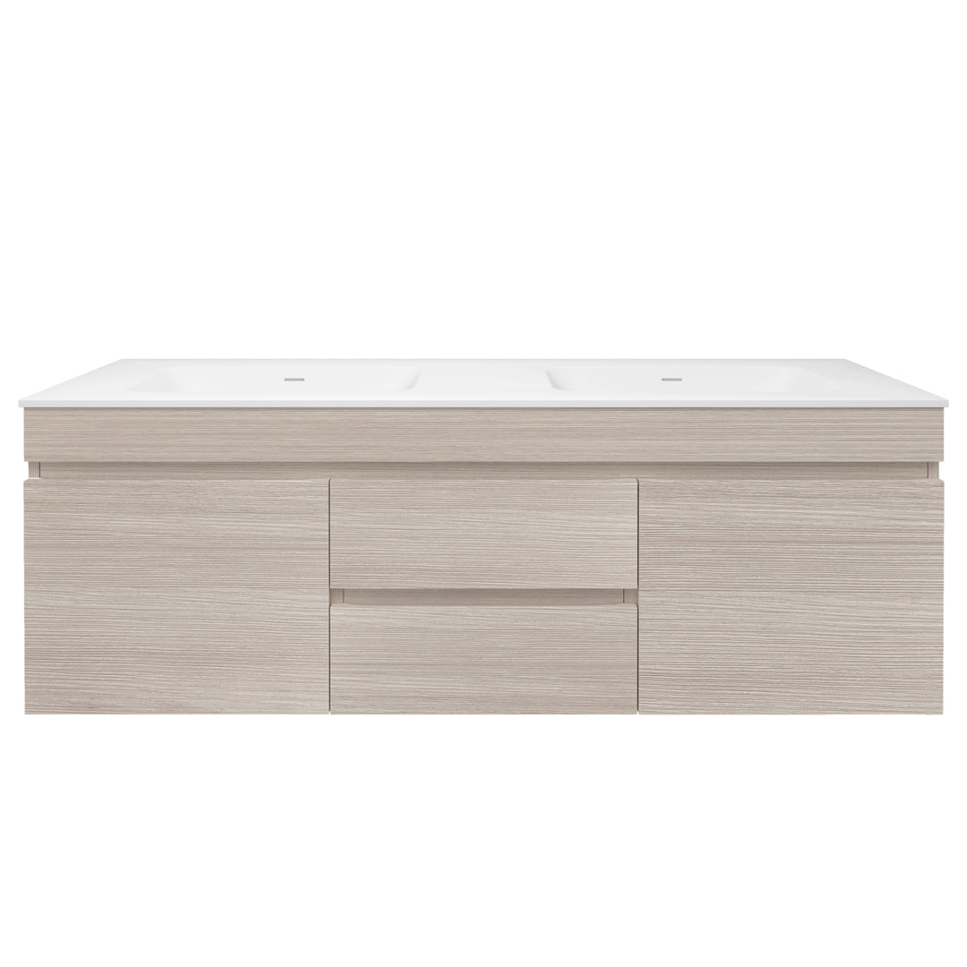 Camden Morden Wall Hung Vanity Coastal Oak