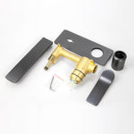 Load image into Gallery viewer, RUSHY Series Square Brushed Gun Metal Grey Wall Mixer with Spout
