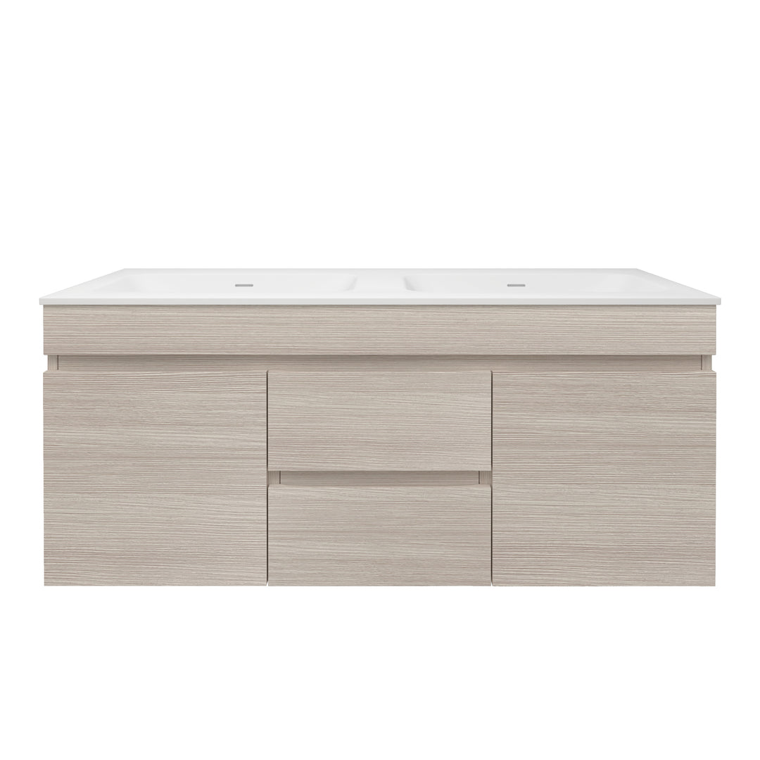 Camden Morden Wall Hung Vanity Coastal Oak