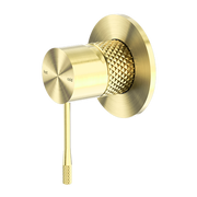 OPAL SHOWER MIXER 80MM PLATE BRUSHED GOLD