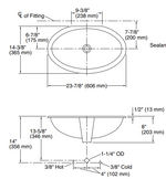 Load image into Gallery viewer, Empress Bouquet Undercounter Basin
