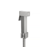 Load image into Gallery viewer, Square Brushed Nickel Brass Toilet Bidet Spray Kit with Stainless Steel Hose
