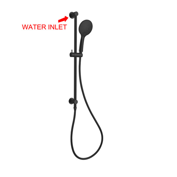 3 FUNCTION SHOWER RAIL MATTE BLACK
