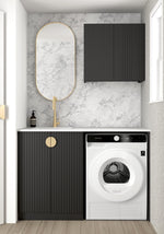 Load image into Gallery viewer, Laundry Kit 1305A Marlo Black with Pure White Top
