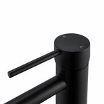 Load image into Gallery viewer, LUCID PIN Series Round Black Basin Mixer
