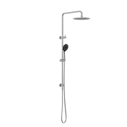 ROUND PROJECT TWIN SHOWER 4 STAR RATING CHROME