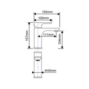 VOG Series Chrome Basin Mixer