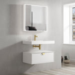 Load image into Gallery viewer, Moonlight White Wall Hung Cabinet
