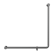 MECCA CARE 32MM 90 DEGREE BENT TUBE GRAB RAIL 750X750MM CHROME