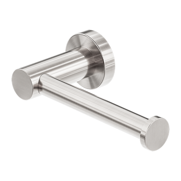 MECCA TOILET ROLL HOLDER BRUSHED NICKEL