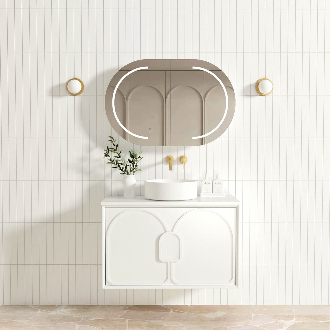 Laguna White Wall Hung Vanity