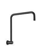 ROUND SWIVEL SHOWER ARM MATTE BLACK