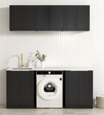 Load image into Gallery viewer, Laundry Kit 1960B Byron/Bondi Black Oak with Natural Carrara Marble Top
