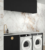 Load image into Gallery viewer, Laundry Kit 1960A Marlo Black with Natural Carrara Marble Top
