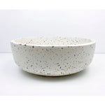 Load image into Gallery viewer, 350*350*120 Circular Above Counter Basin Elios - White Terrazzo (Pink Aggregate)
