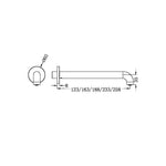 Load image into Gallery viewer, MECCA BASIN/BATH SPOUT ONLY 230MM BRUSHED GOLD

