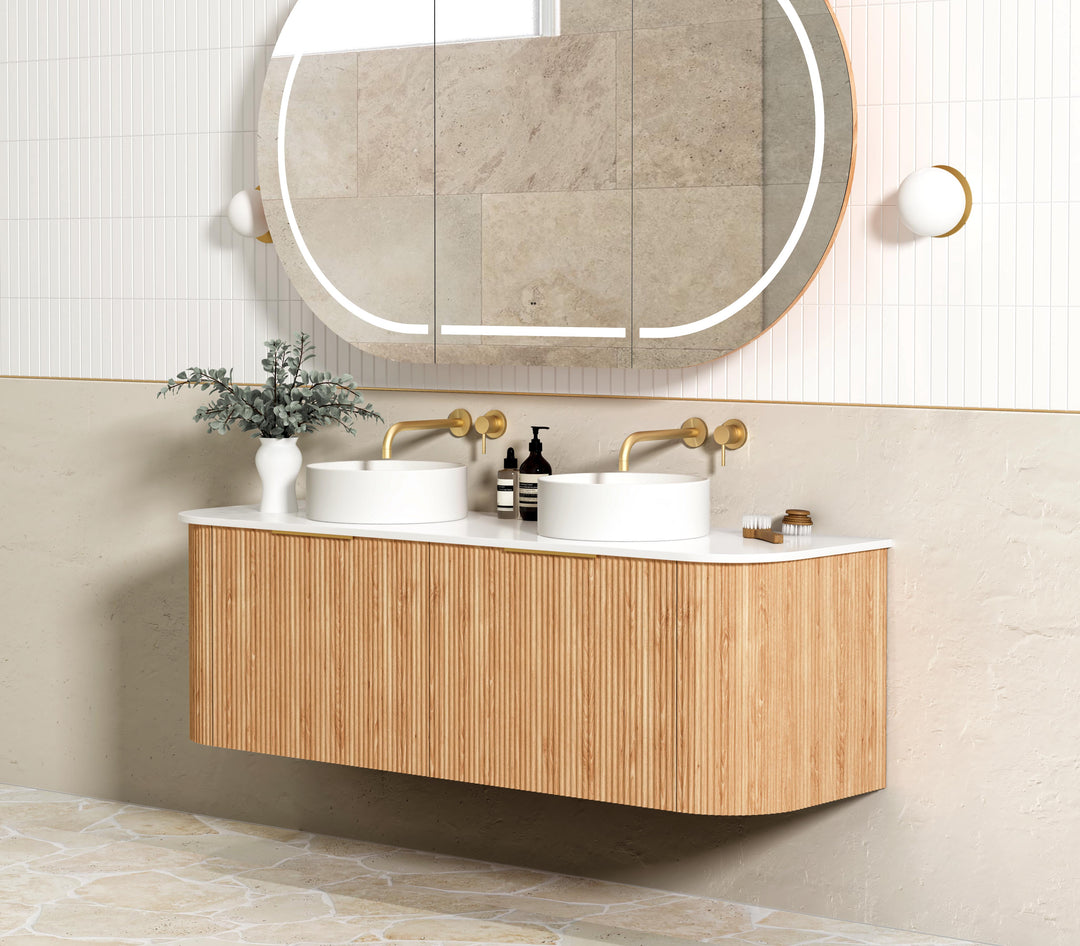 Bondi Woodland Oak Wall Hung Vanity