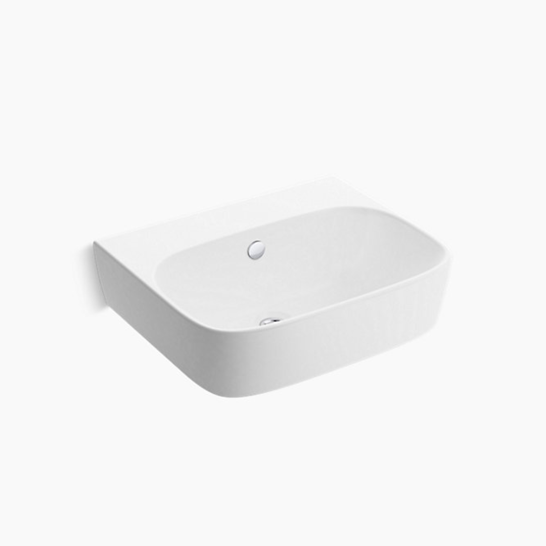 ModernLife Wall Hung Basin 550mm, no tap hole