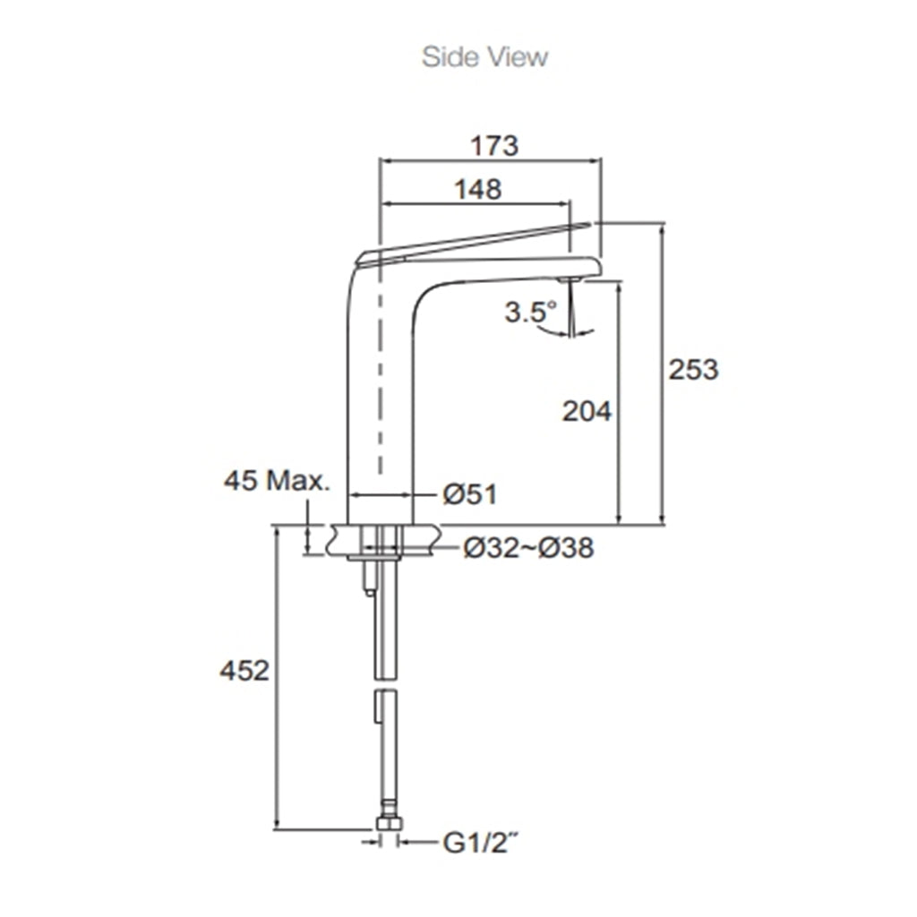 Avid Tall Basin Mixer