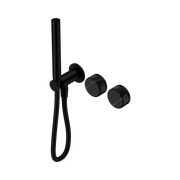 Serenity Progressive Shower System With Marquina Black Handle And Slim Shower Matte Black