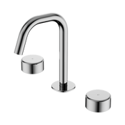 Serenity Basin Set Edge Spout With Metal Handle Chrome