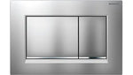 Load image into Gallery viewer, Sigma30 Dual Flush Button Square Chrome With Matt Chrome Trim
