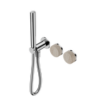 Load image into Gallery viewer, Serenity Progressive Shower System With Rome Travertine Handle And Slim Shower Chrome
