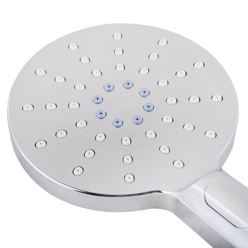 Round 3 Functions Chrome ABS Handheld Shower