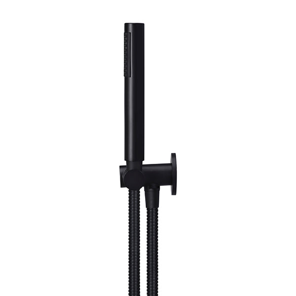 Round Hand Shower on Swivel Bracket - Matte Black