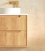 Load image into Gallery viewer, Byron Fluted with Stone Top
