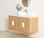 Load image into Gallery viewer, Laguna Natural Oak Wall Hung Vanity
