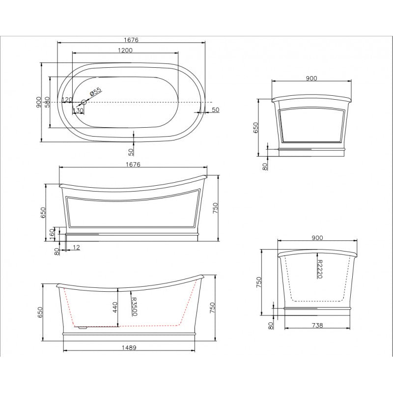Ritz Freestanding Bath