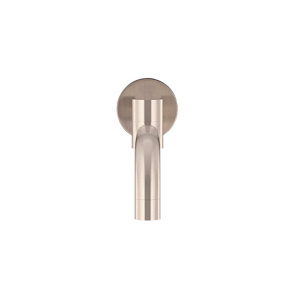 Round Swivel Wall Spout - Champagne