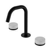 Serenity Basin Set Edge Spout With Carrara Handle Matte Black