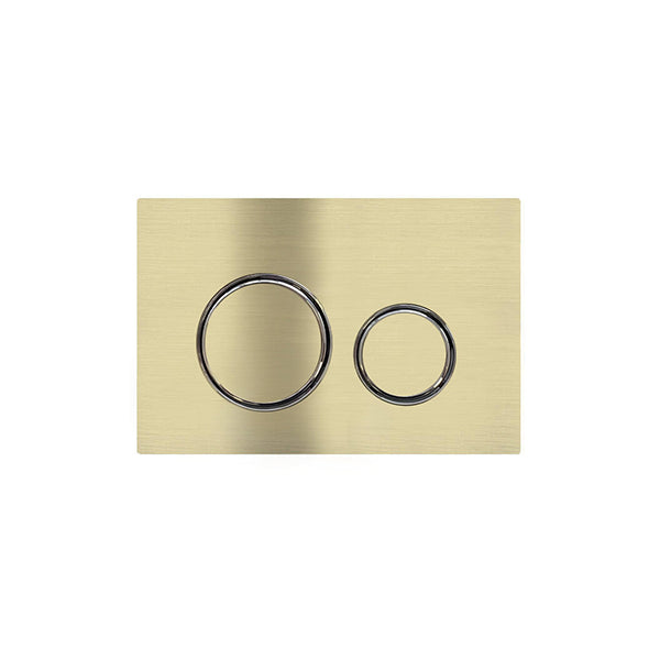 Meir Sigma 21 Dual Flush Plates for Geberit - PVD Tiger Bronze