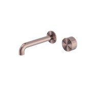 KARA PROGRESSIVE WALL BASIN/BATH SET 230MM BRUSHED BRONZE