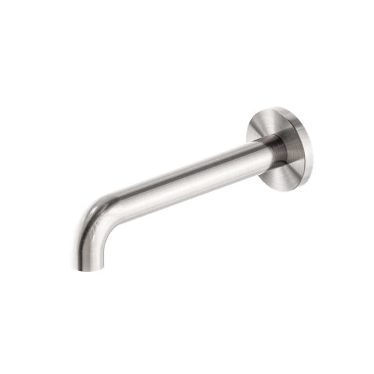 MECCA BASIN/BATH SPOUT ONLY 230MM BRUSHED NICKEL