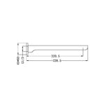 Load image into Gallery viewer, CELIA FIXED BATH SPOUT ONLY CHROME

