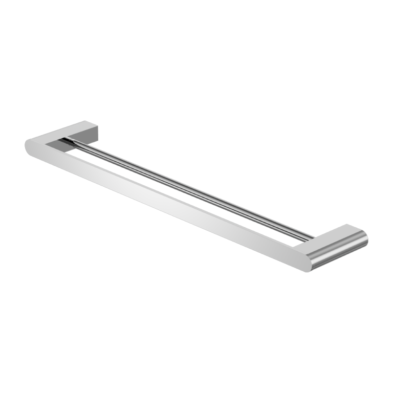 BIANCA DOUBLE TOWEL RAIL 800MM CHROME