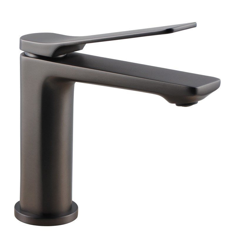 RUSHY Series Brushed Gun Metal Grey Basin Mixer