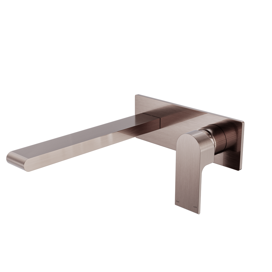BIANCA WALL BASIN/BATH MIXER 230MM BRUSHED BRONZE