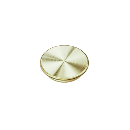 MECCA CARE 32MM GRAB RAIL CAP BRUSHED GOLD