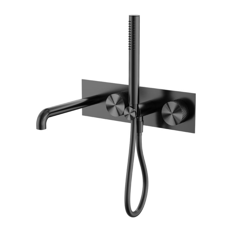 OPAL PROGRESSIVE SHOWER SYSTEM WITH SPOUT 230MM GRAPHITE